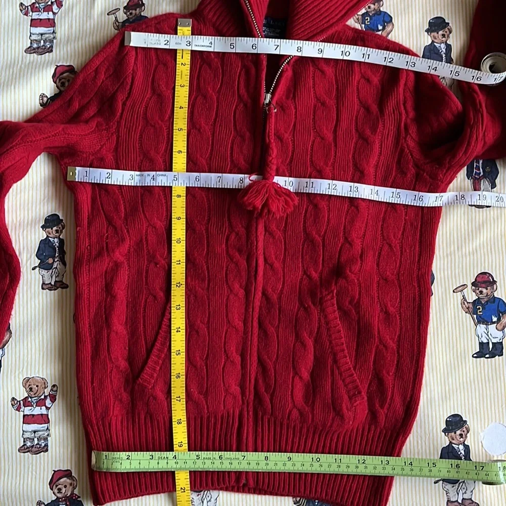 Women's Ralph Lauren Wool & Cashmere Sweater / Red / Size S - Picture 13 of 16